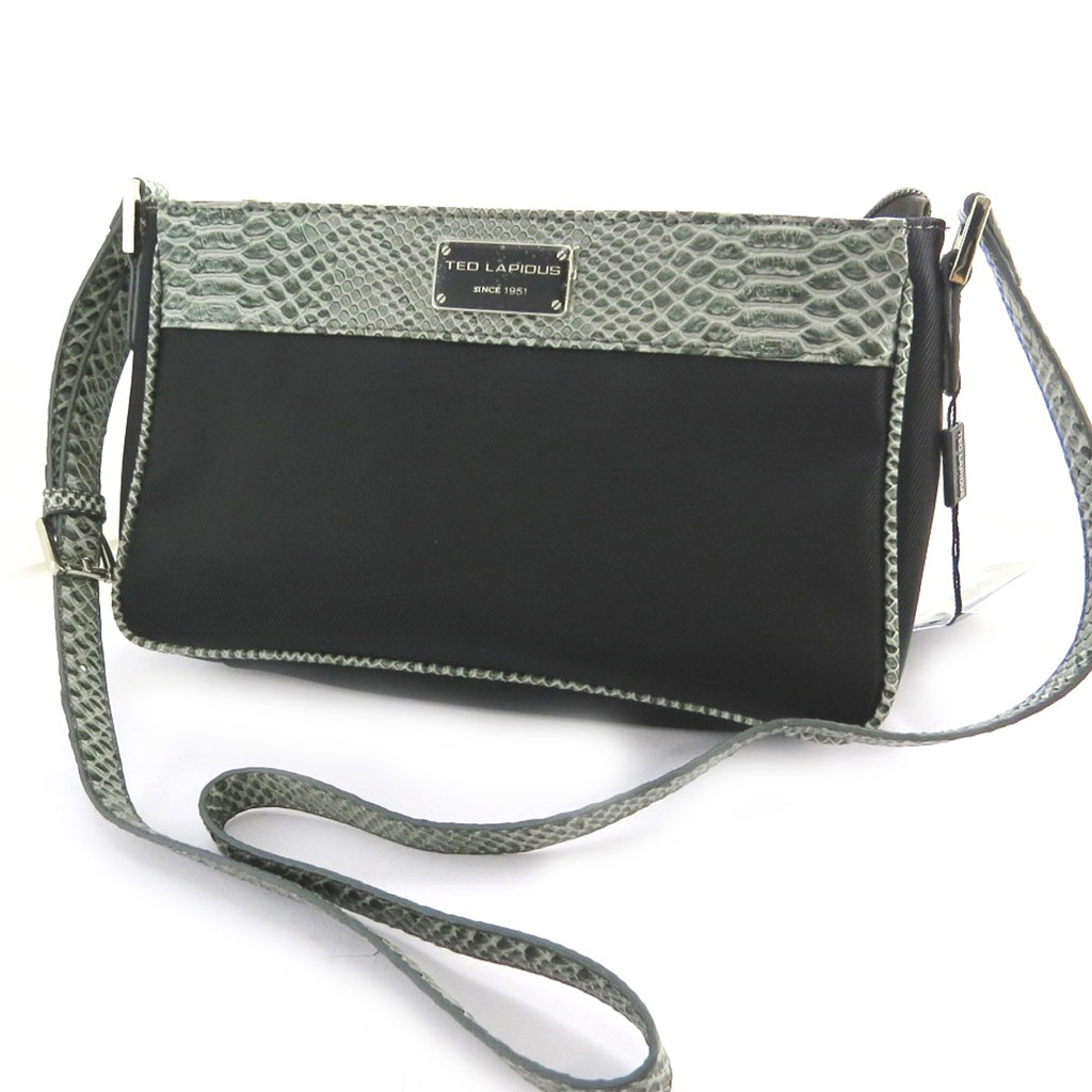 Sac Bandoulière Ted Lapidus Cuir Fabriqué En France - Vintage Et élégant